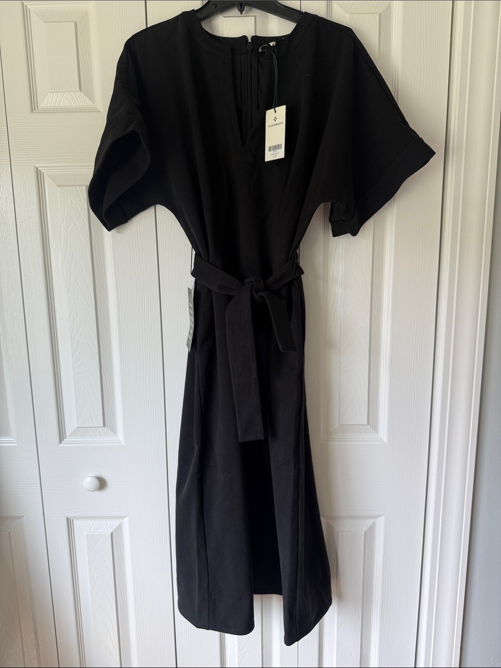 Tuckernuck Black Double Face Flannel Dress